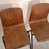 Set of 4 chairs stackable Pagholz