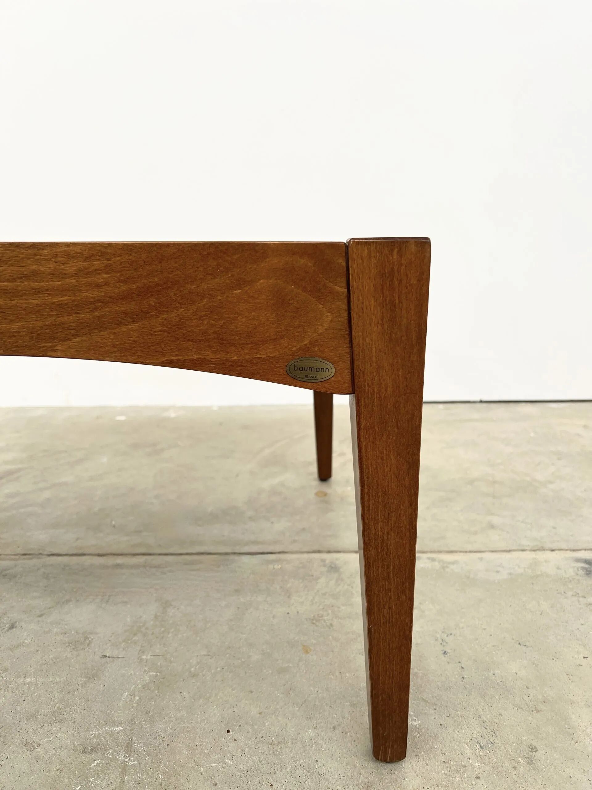 Baumann vintage coffee table – smoked glass