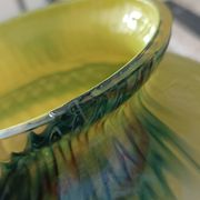 Two-tone blown glass vase from the 70s