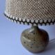 Vintage stoneware lamp
