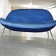Sofa sofa egg biomorphic Fritz Neth to correcta years 1955