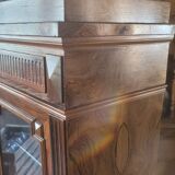 Louis Philippe Period Walnut Library Showcase