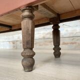 Bistro bench in imitation leather.