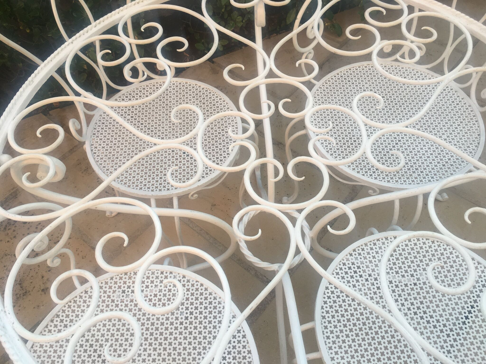 Garden wrought iron 60s