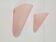 Vintage Triangular Conical Wall Sconces in Pink Frosted Glass from Lumal-It, 1990s, Set of 2