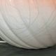 Twisted ball lamp in cracked ceramic, 1980s