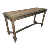 Old Louis XVI style gilded piano bench