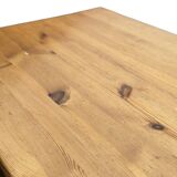 Vintage dining table pinewood 1960 minimalist dining table