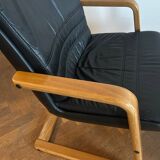 Teak and Skai Armchair