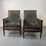 Pair of Empire armchairs
