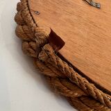 Miroir rond en corde d'Audoux Minet