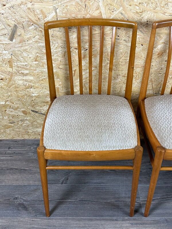 Lot de 4 chaises de salle à manger 60s 70s