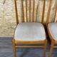 Set of 4 dining chairs 60s 70s