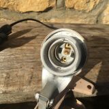 Pink metal clip lamp