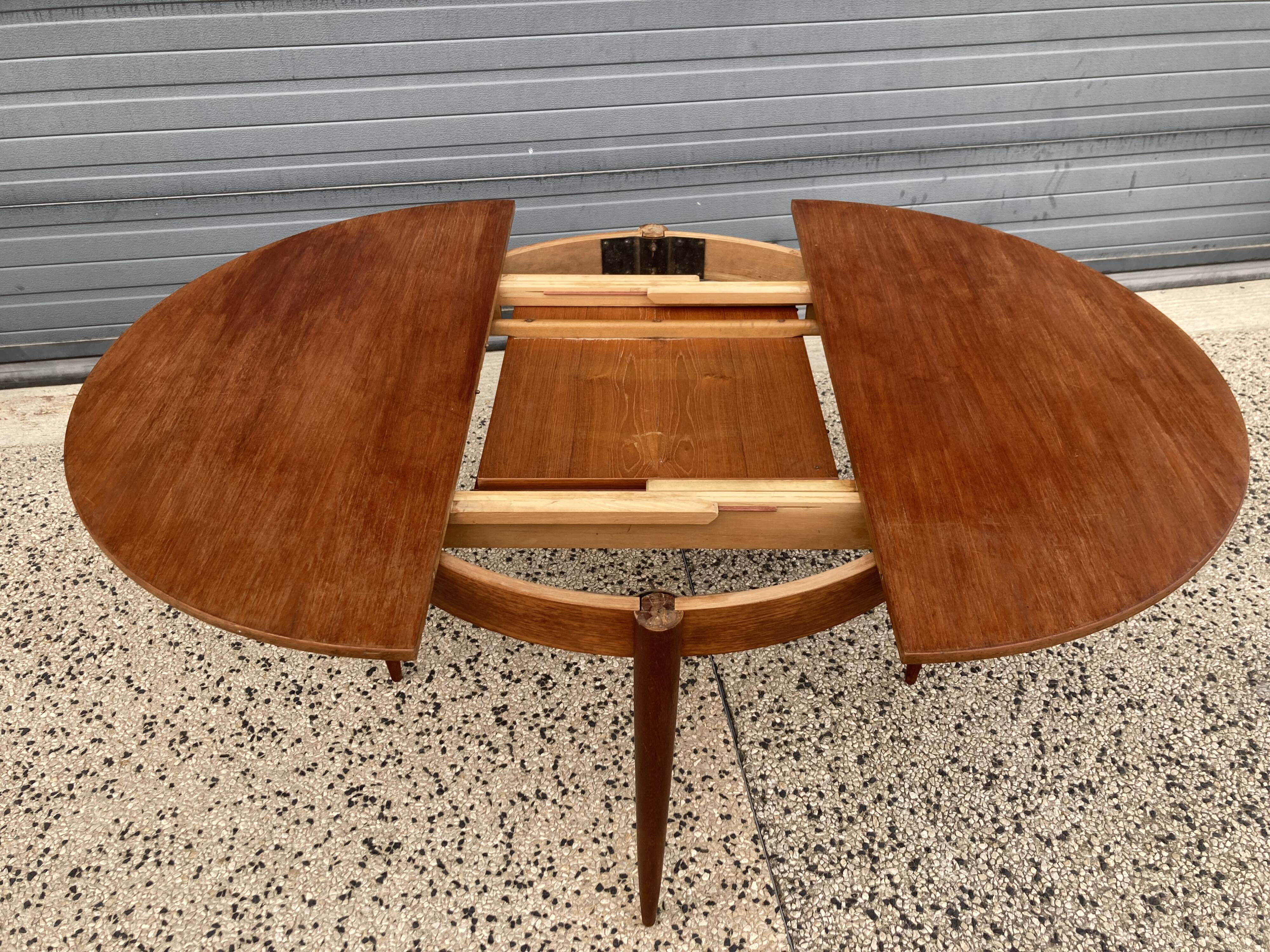 Scandinavian-style round table