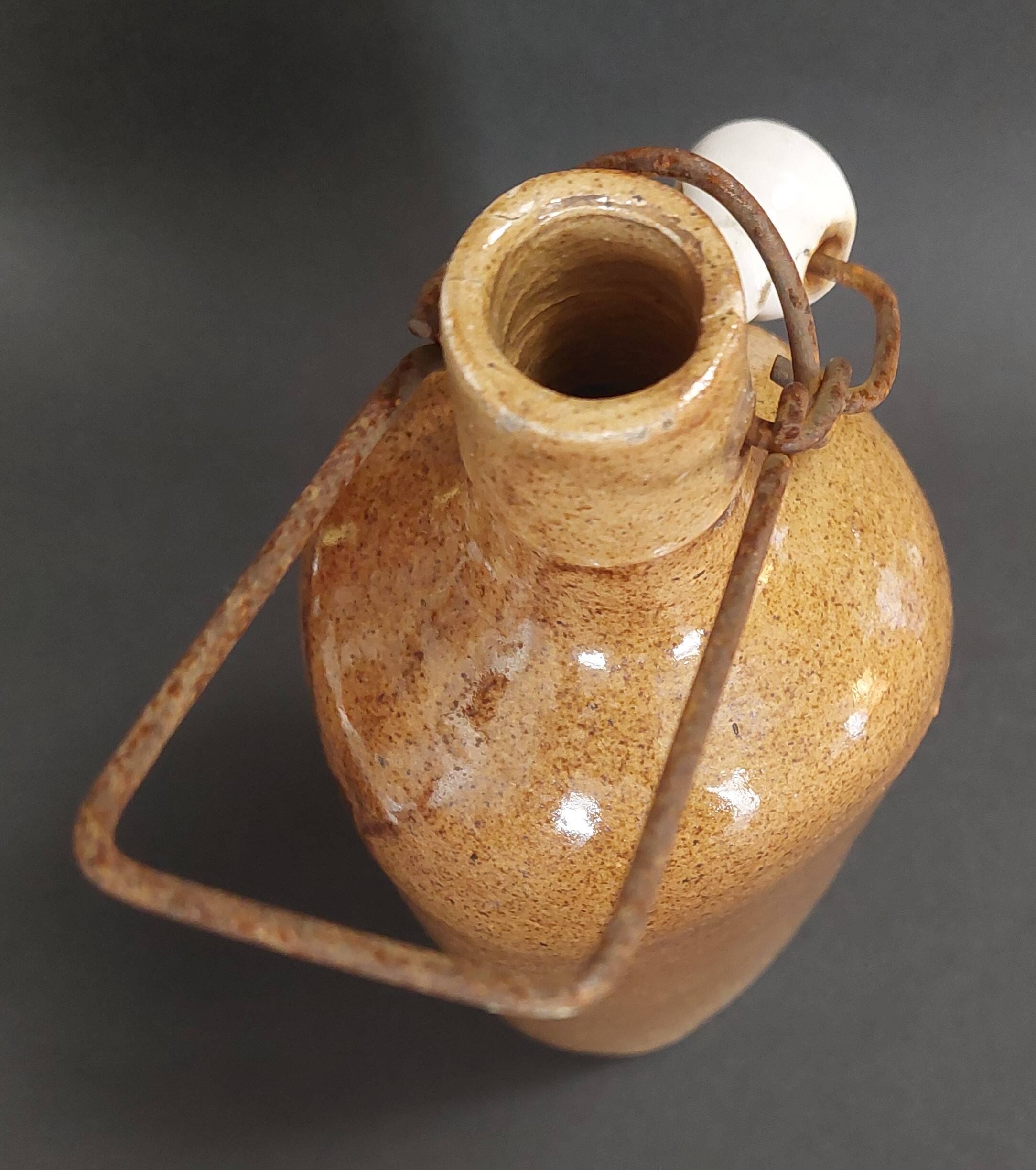 Old stoneware bottle