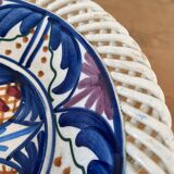 Fruit bowl on foot made in Spain in ceramic