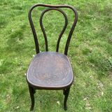 Set of 8 mismatched bistro chairs
