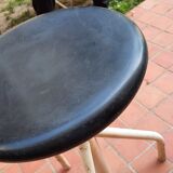 Tabouret à vis métal et bakélite