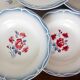6 assiettes creuses vintage Digoin Sarreguemines modèle Nina Rosa 2008145