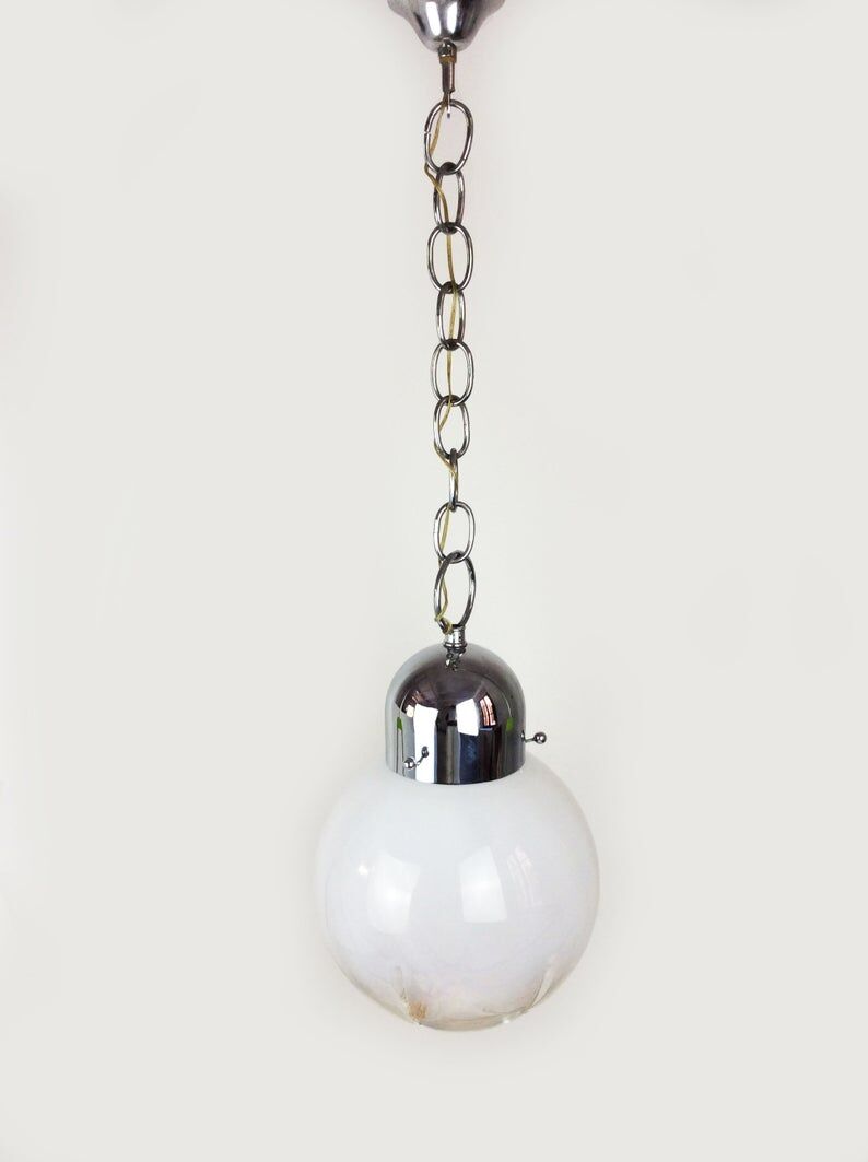 Murano glass flower pendant light 