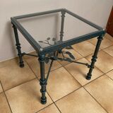 Table basse, plateau en verre