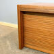 Minimalist XL lowboard, walnut and zebrano, 1960s