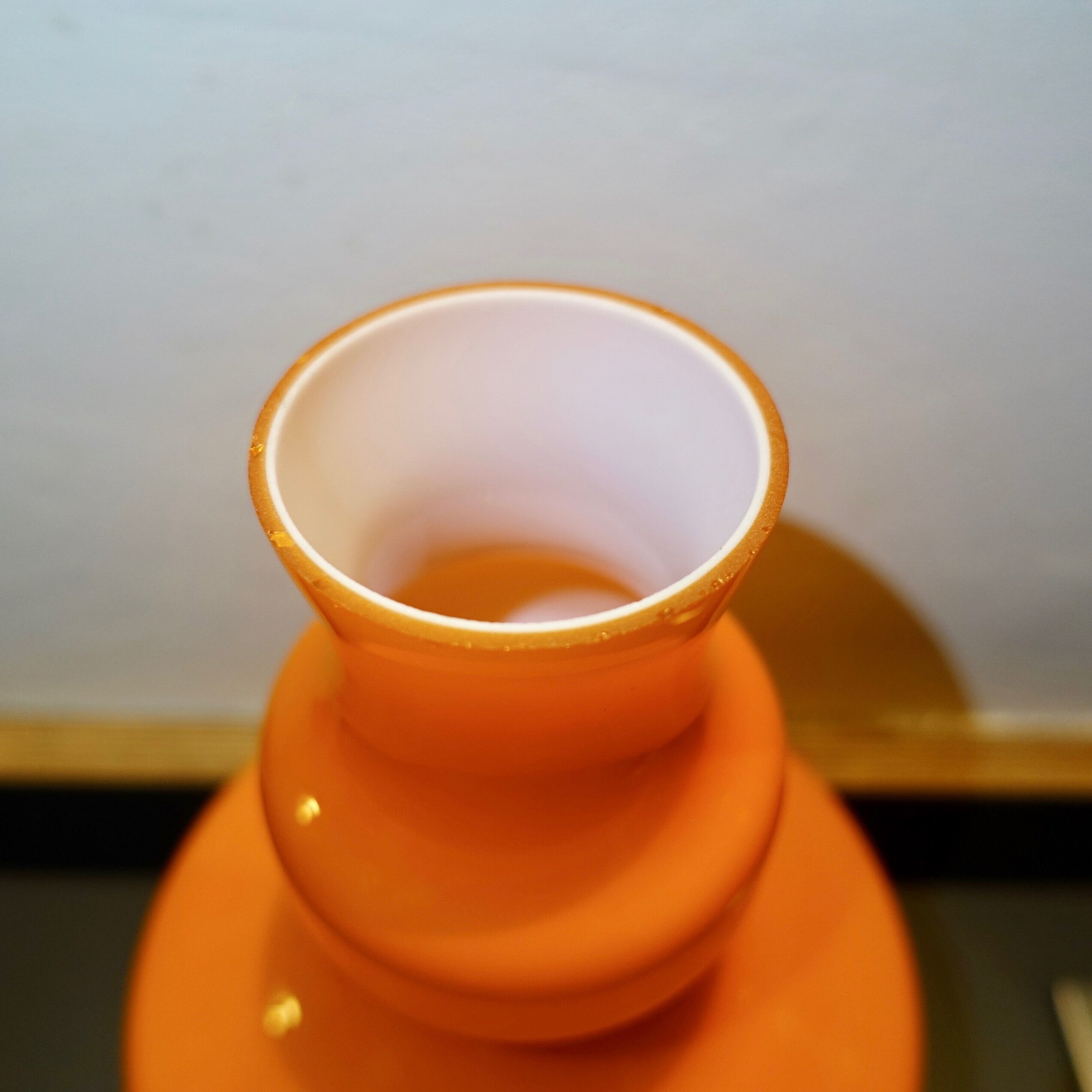 Opalin orange hanging lamp Raak Amsterdam