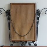 Mirror art deco wrought iron 75x87cm