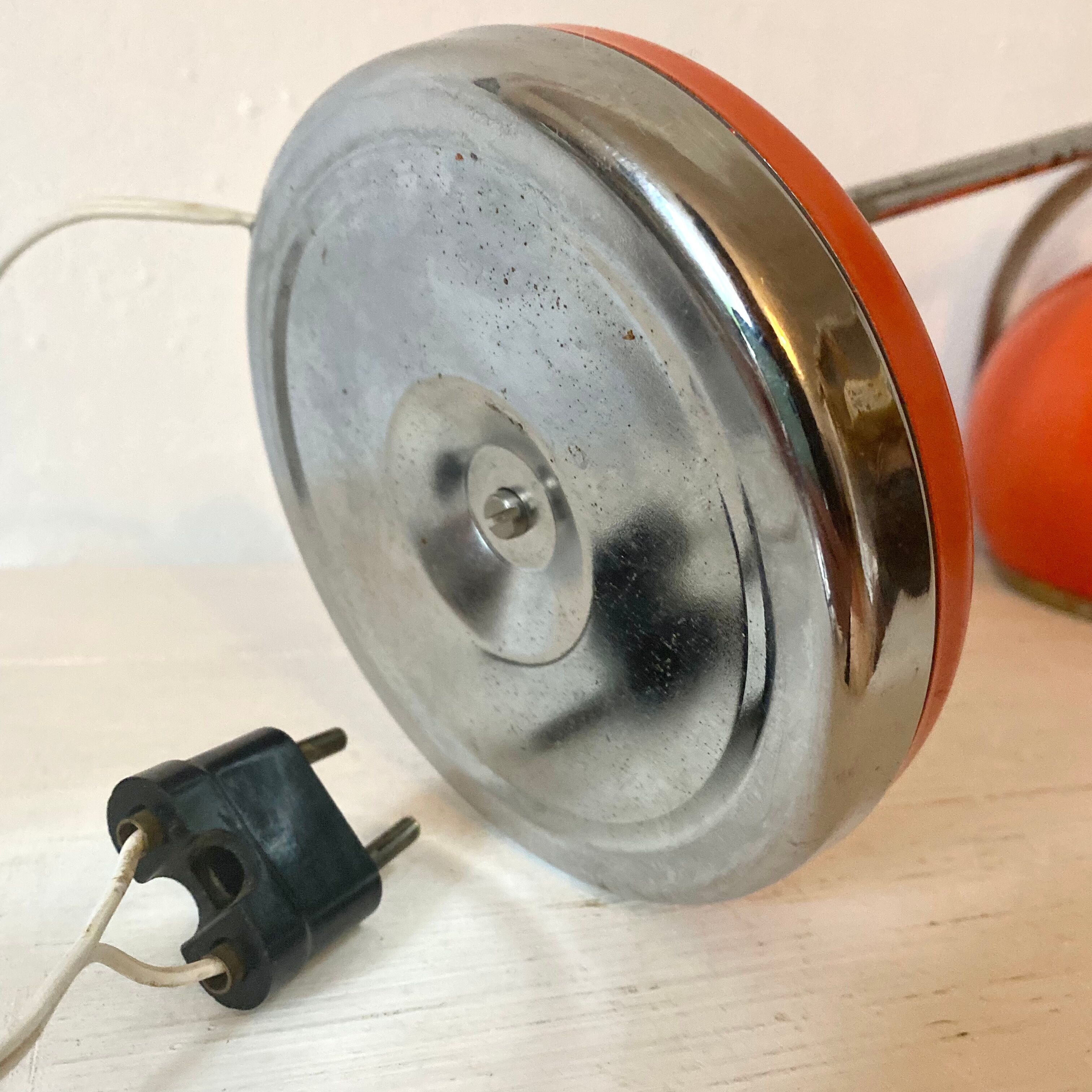 Vintage eyeball lamp 70s