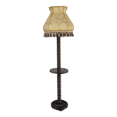 Wooden floor lamp turned 40s