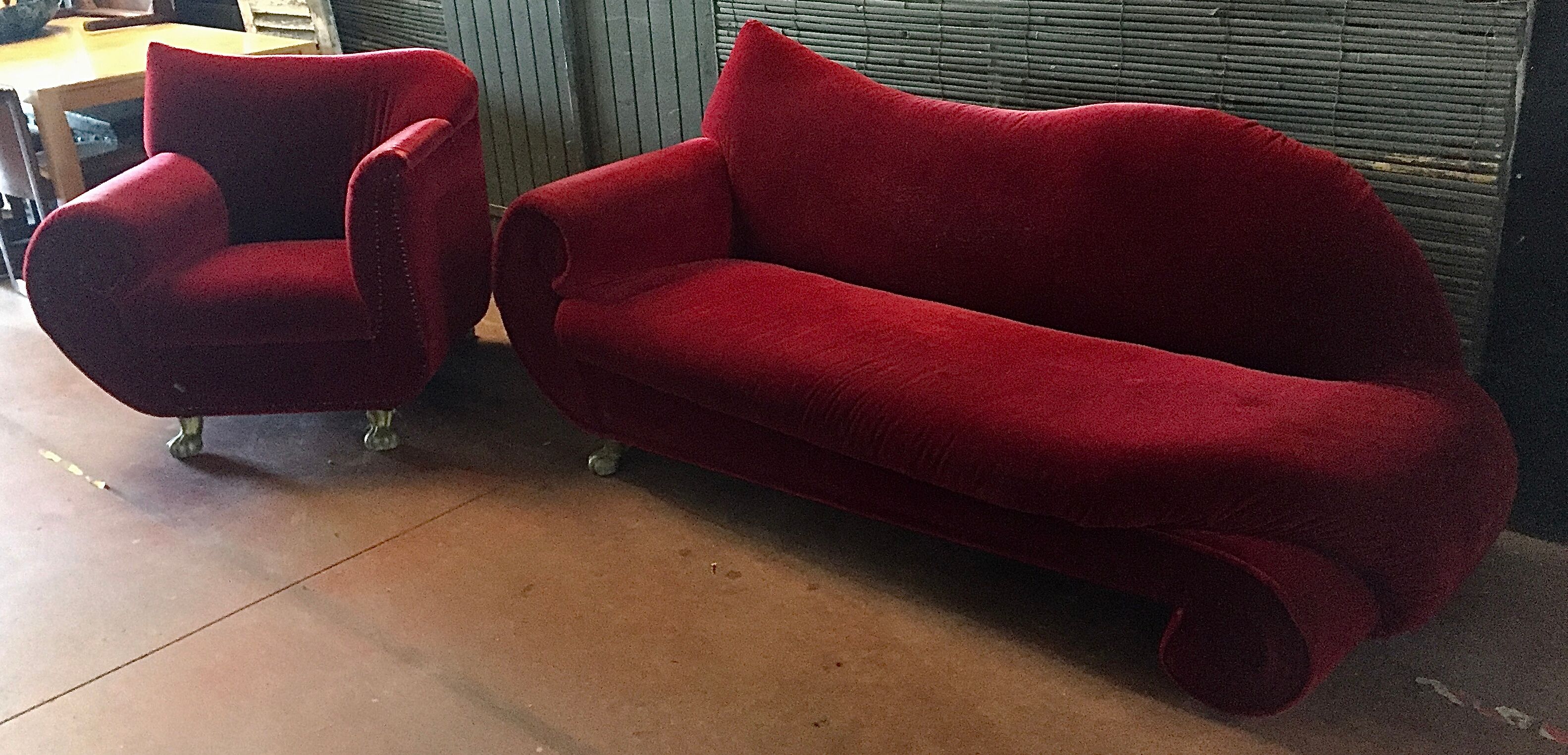 sofa and armchair Bretz