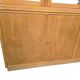 XL vintage wooden display cabinet / sideboard / wall unit