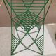 Emerald Green Metal Stools, Italy, Set of 2