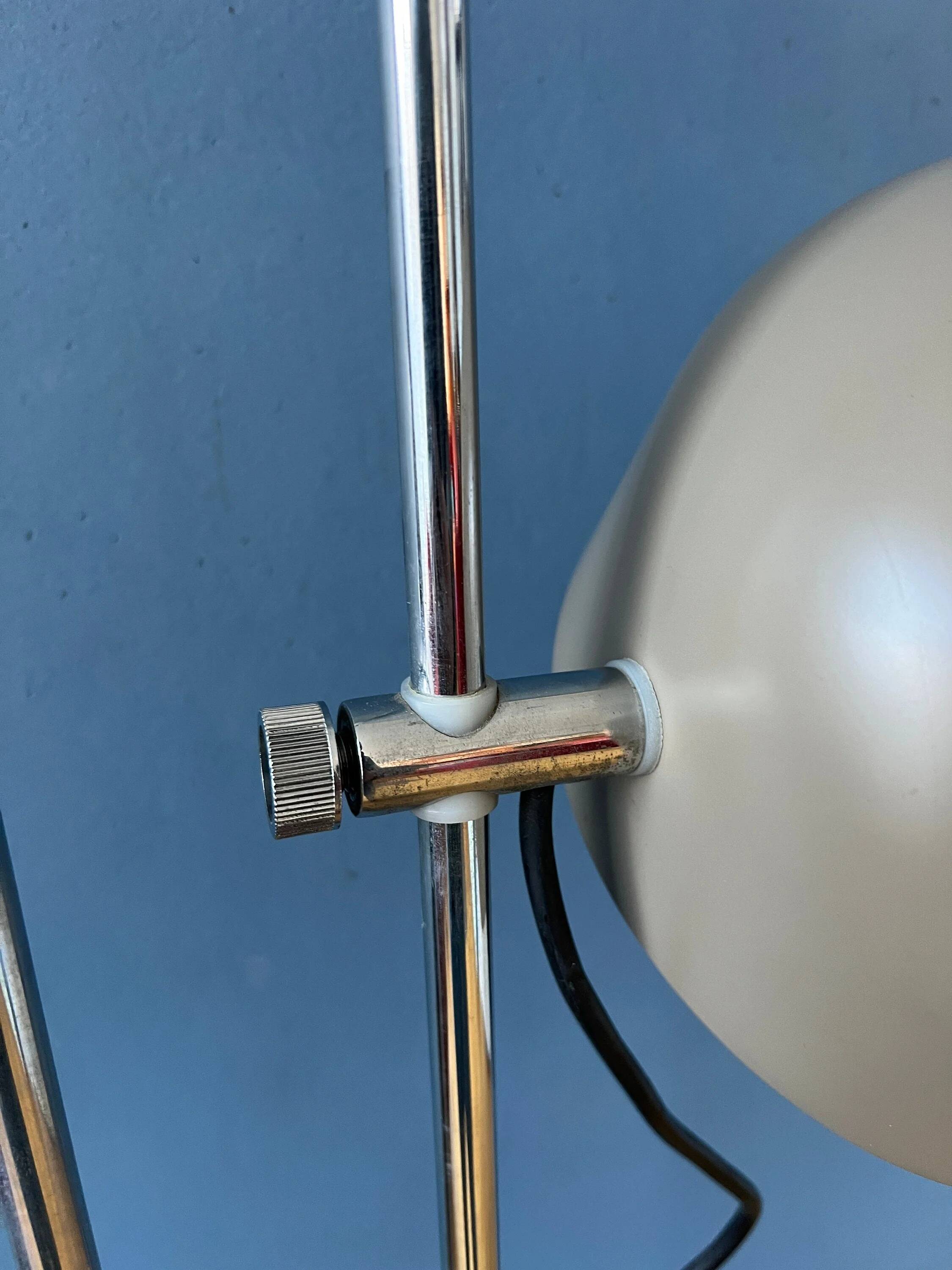 Beige adjustable vintage floor lamp Anvia