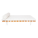 Barcelona daybed by Ludwig Mies van der Rohe fro Knoll, 1980s