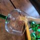 Verres d’Alsace à pied vert. Années 70