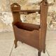 Vintage side table with magazine rack, 1960s