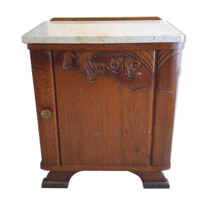 Table de chevet bois massif et