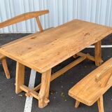 Aranjou rustic table and bench