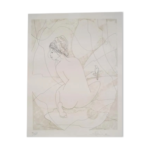 Lithographie de J. Heine - xxe