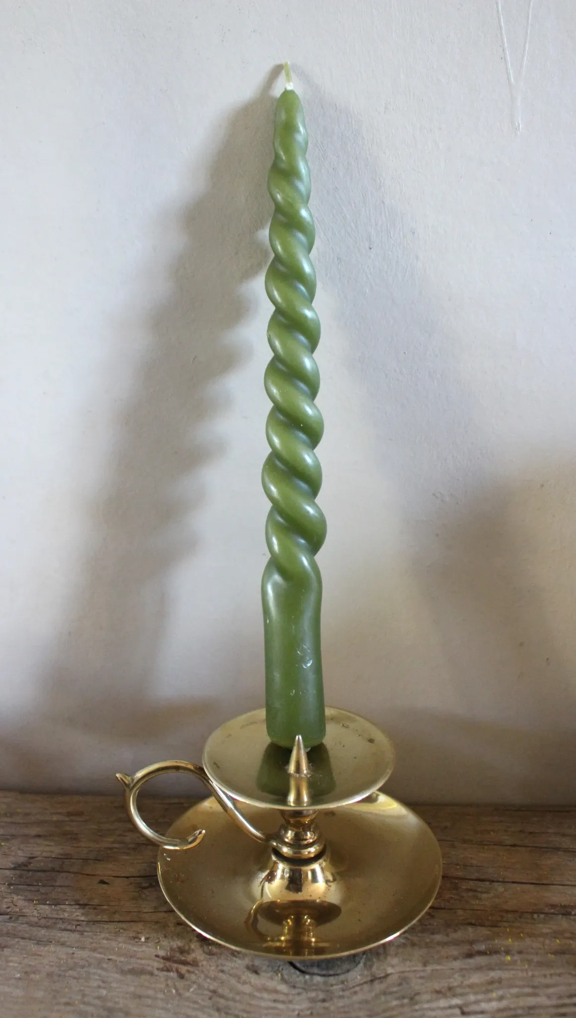 Candle holder rat of the cellar brass candle holder