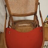 Old cane high chair