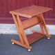 Wheeled service, wooden furniture