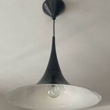 Vintage black metal pendant lamp