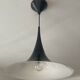 Vintage black metal pendant lamp