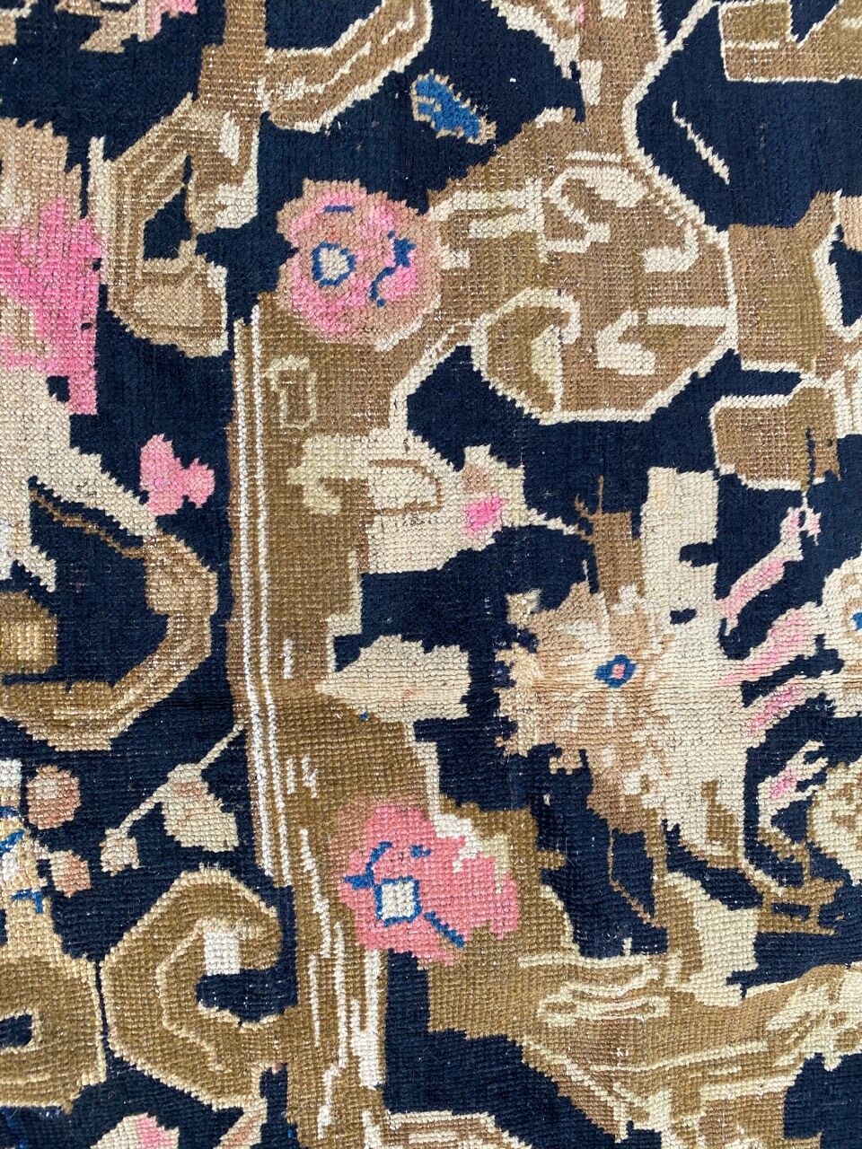 Ancient Caucasian carpet Karabagh 123x190 cm