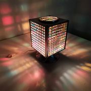 Vintage 1990s eclectic mood light lamp