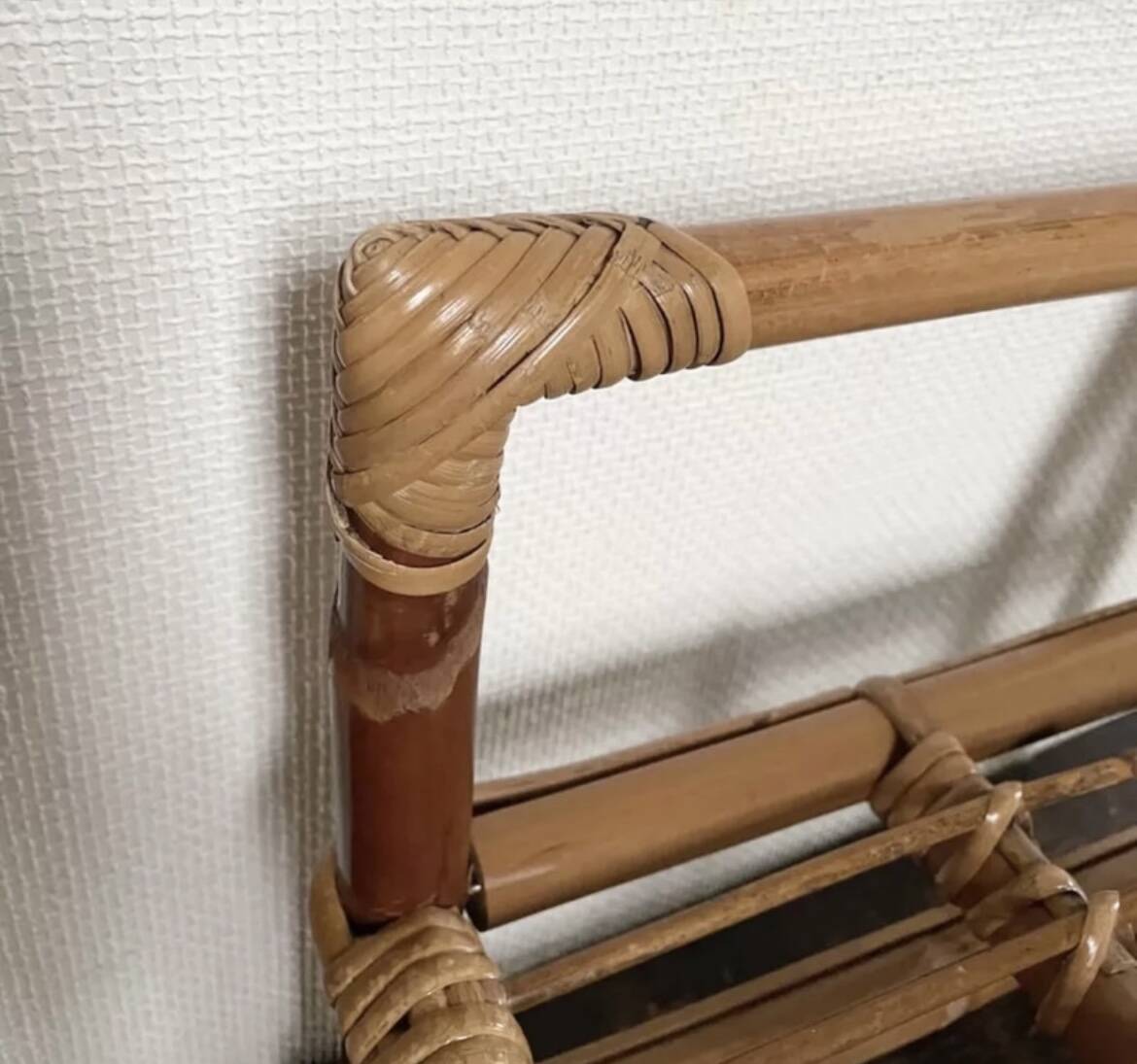 Child's rattan armchair