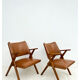 Paire de fauteuils vintage Dal Vera